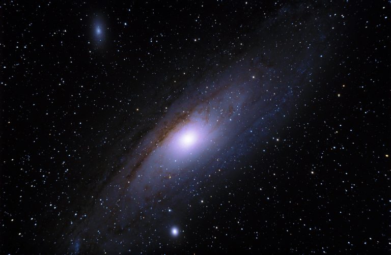 Andromedagalaxen - M31 2018-09-15 med guidning - Ulf Granlunds Astrofoto